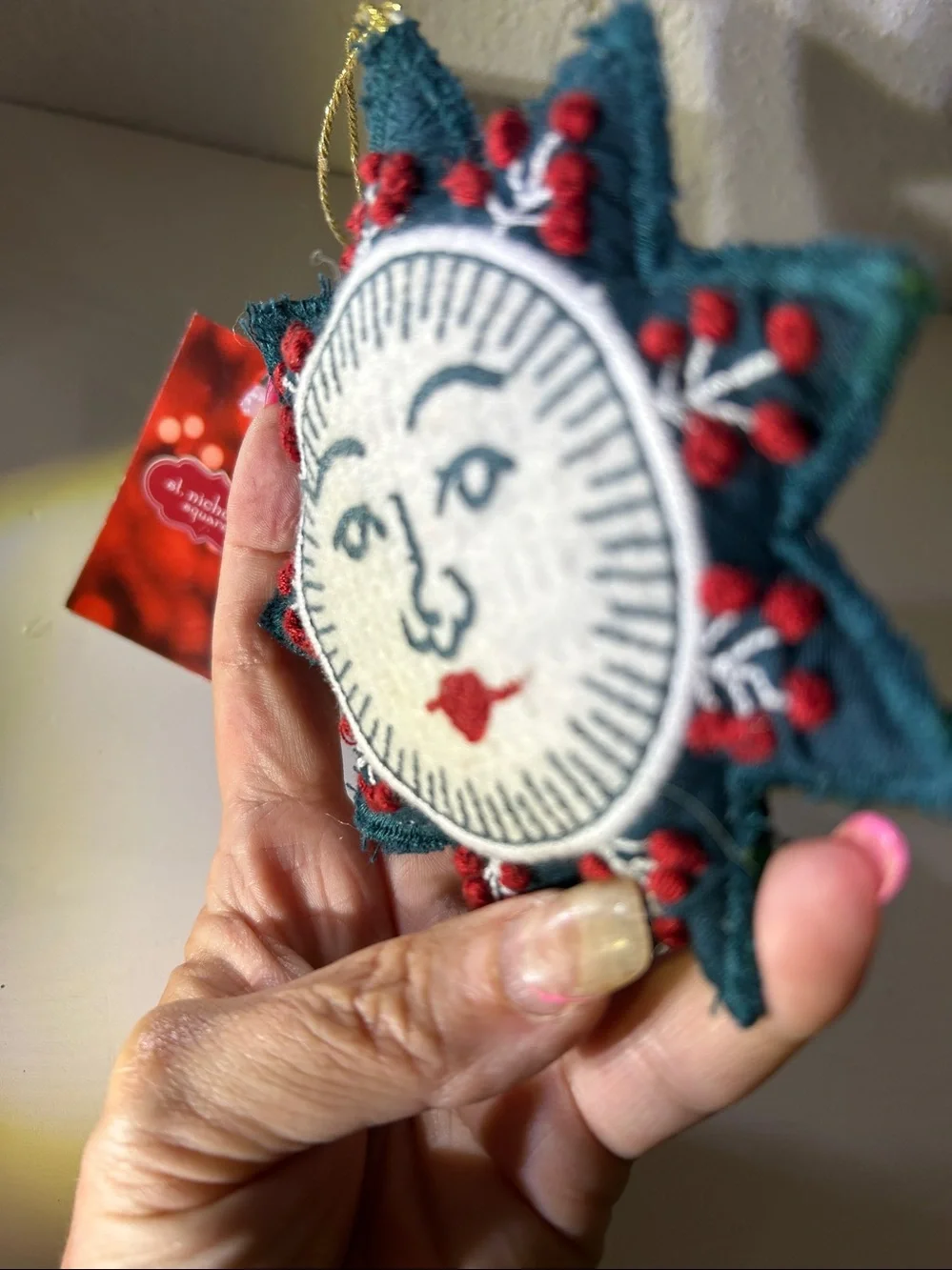 NWT St. Nicholas Square® Decorative Sun Christmas Ornament